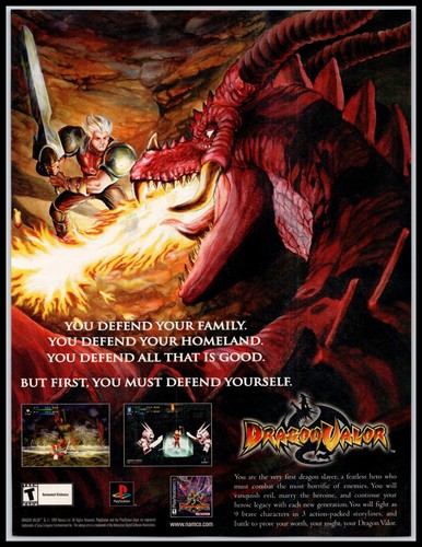 2000 dragon valor namco - dragon,